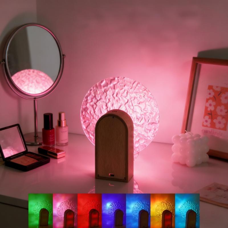 Sunset Water Ripple Night Light Bedroom Bedside Lamp Internet Celebrity Sunset Light Romantic Atmosphere Lamp