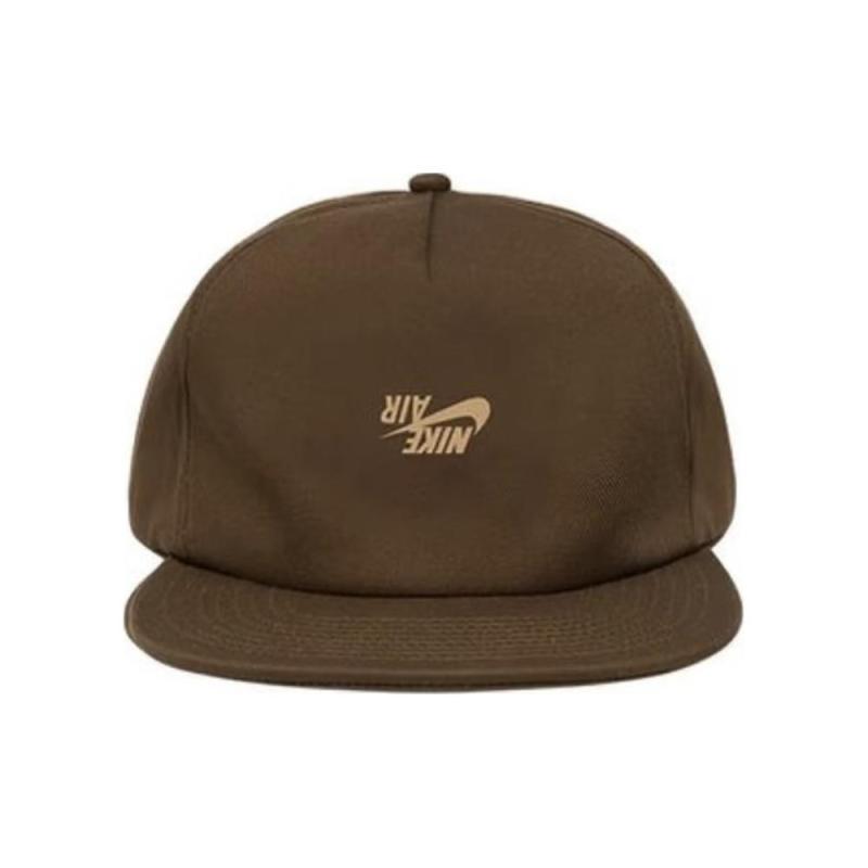 Nike Cotton Baseball Caps Men's Brown/Green Casual 86075631