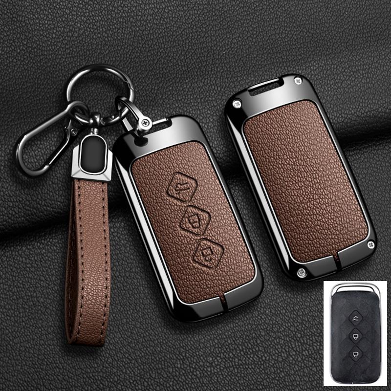 Car Zinc Alloy Remote Key Case For Chevrolet AveoTrax Groove Captiva 2024 Wuling Hongguang S Baojun 510 730 360 560 RS-5 530 630
