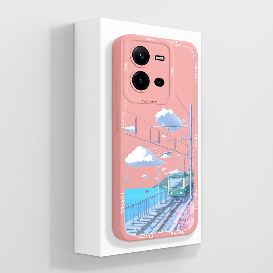 For Vivo V25 V25E 4G 5G Case Cute Advanced Sense Flowers Silicone Soft Shell For VivoV25 5G VivoV25E 4G Prevalent Fundas Bumper