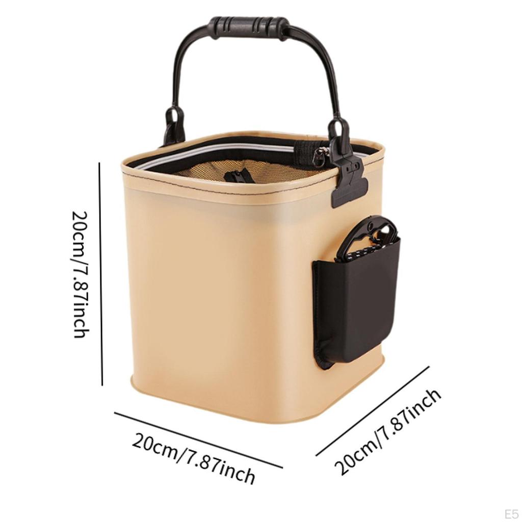 Angel-Eimer Köderaufbewahrung Bequem Leicht EVA Faltbar Wasser