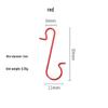Creative S-shaped Christmas Tree Decoration Hooks