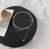2025 New Star Stacked Pendant Titanium Steel Link Chain Punk Clavicle Necklace Sweater Chain Accessories Women Perfect