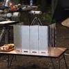 Super Lightweight Portable 10-Piece Folding Windscreen for Outdoor Gas Stoves