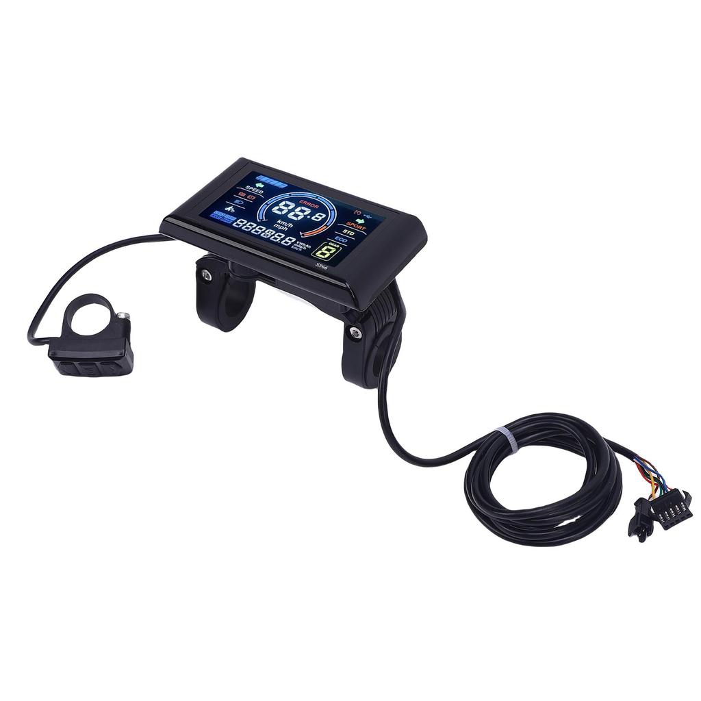 Écran LCD de Vélo Électrique Coloré Ordinateur de Cyclisme de Montagne Étanche Compteur Intelligent avec NFC SM