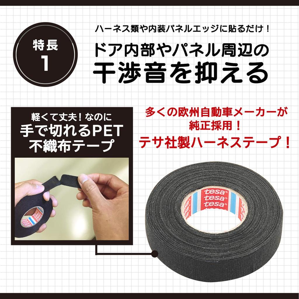 Amon Ongaku Keikaku Cushion Harness Tape Approximately 19mm x 15m