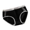 Women's Sexy Mid-Waist Sports Panties with Double-Layer Crotch