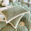 Winter Velvet Pillowcase with High Aesthetic Value, A Pair of Milk Velvet Coral Velvet Pillowcases, 48x74 Dormitory