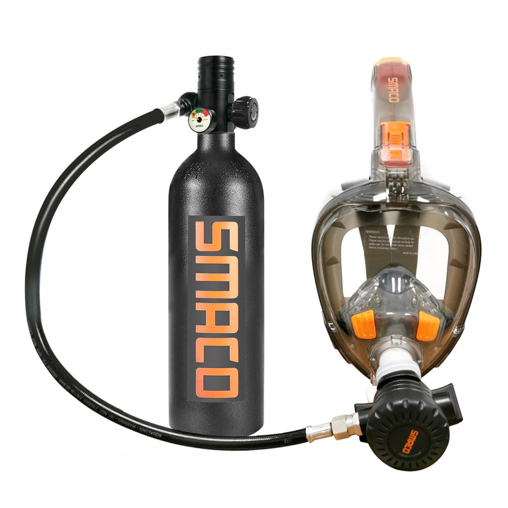 SMACO Snorkel Full Face Wide View Swimming Underwater Mask Foldable Anti Fog Scuba Diving Mask For Adult Youth Swimming Snorkel 6