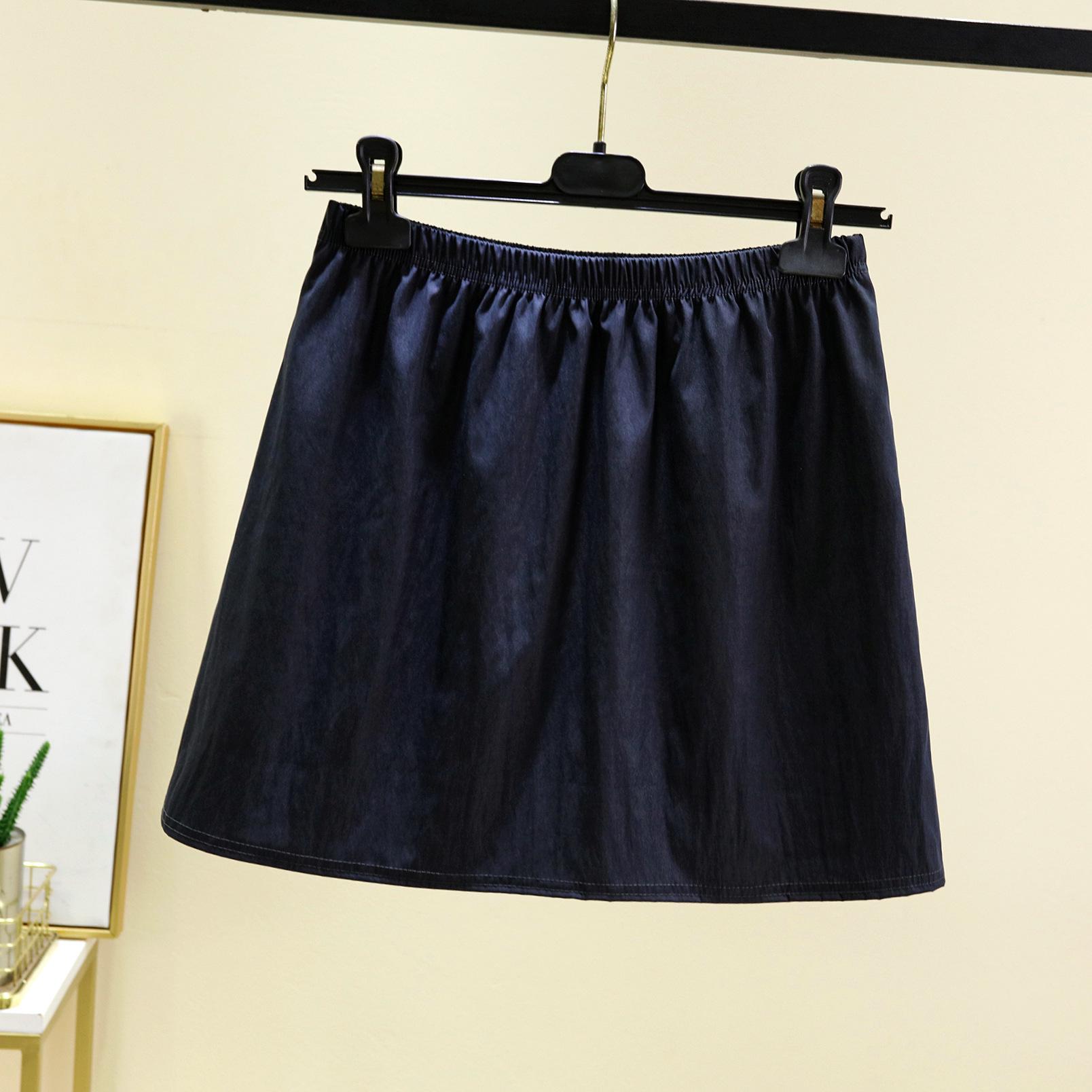 

Женская мини-юбка с белой окантовкой для многослойности, аксессуар для свитера XXL темно-серого