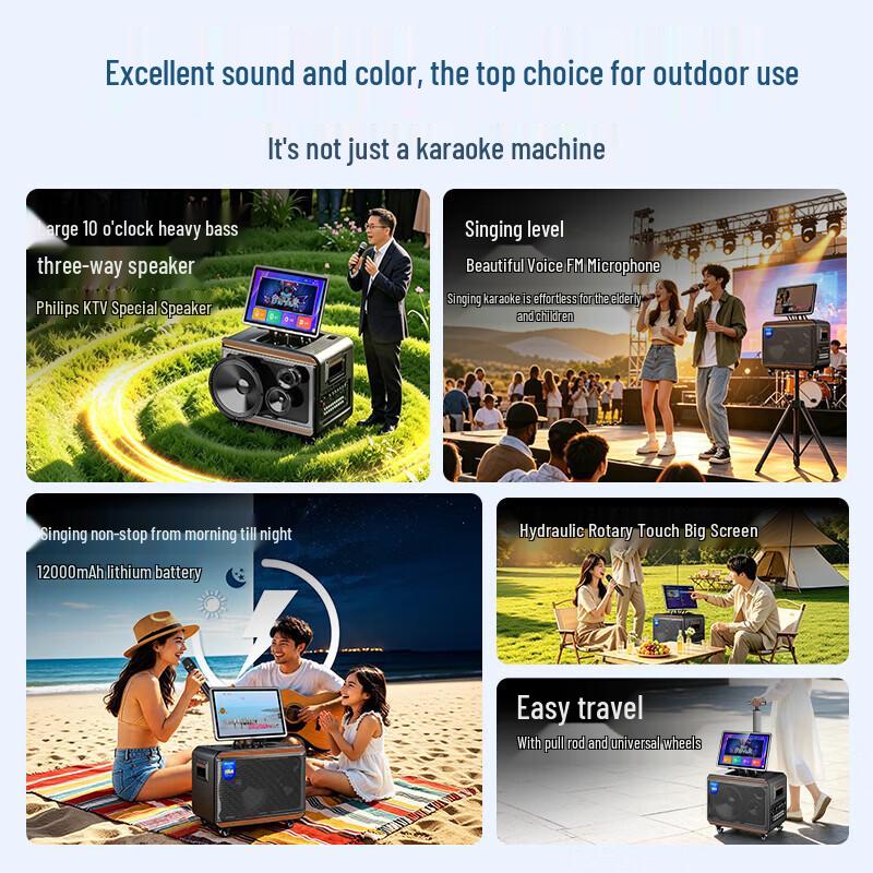 Philips SD239EX Portable Karaoke Speaker System (CN Version)