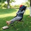 2X Collapsible Footstool For Outdoor Camping BBQ Beach Chair Folding Footrest Fishing Chair Foot Recliner Foot Rest-B61B