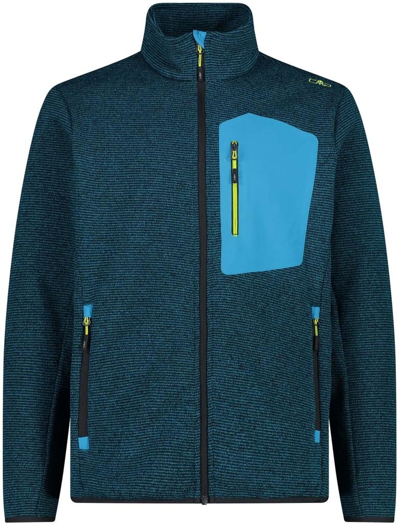 CMP Man Fleece Jacket (32H2147) Мужская трикотажная куртка kaki/nero/acido