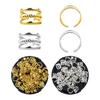 100 Stuks Dreadlock Haaraccessoires, Open Ontwerp Metalen Holle Twist Haarringen, Lichtgewicht Vlechten Haar Manchetten, Niet-doorboorde Oor Manchetten