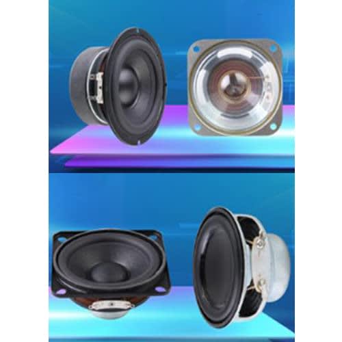 Fielect Foam Edge Speaker Edges for Audio Speakers, 115mm Outer Diameter, Pack of 4, Foam Edge Surround Accessories, Surround Ring Replacement, Speake