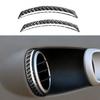 2Pcs Carbon Fiber Door Air Vent Outlet Cover Trim Strip For Nissan 350Z 2003-09