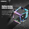 TANKE MTB Pedals Lightweight Aluminum Alloy Non-slip Bicycle Pedal (10 Non-Slip Pins/Side)with Grease&Bearing Bike pedal TP-50