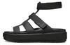 Crocs Sandálias Gladiadoras Brooklyn Luxe 'Preto' Femininas 209557-060