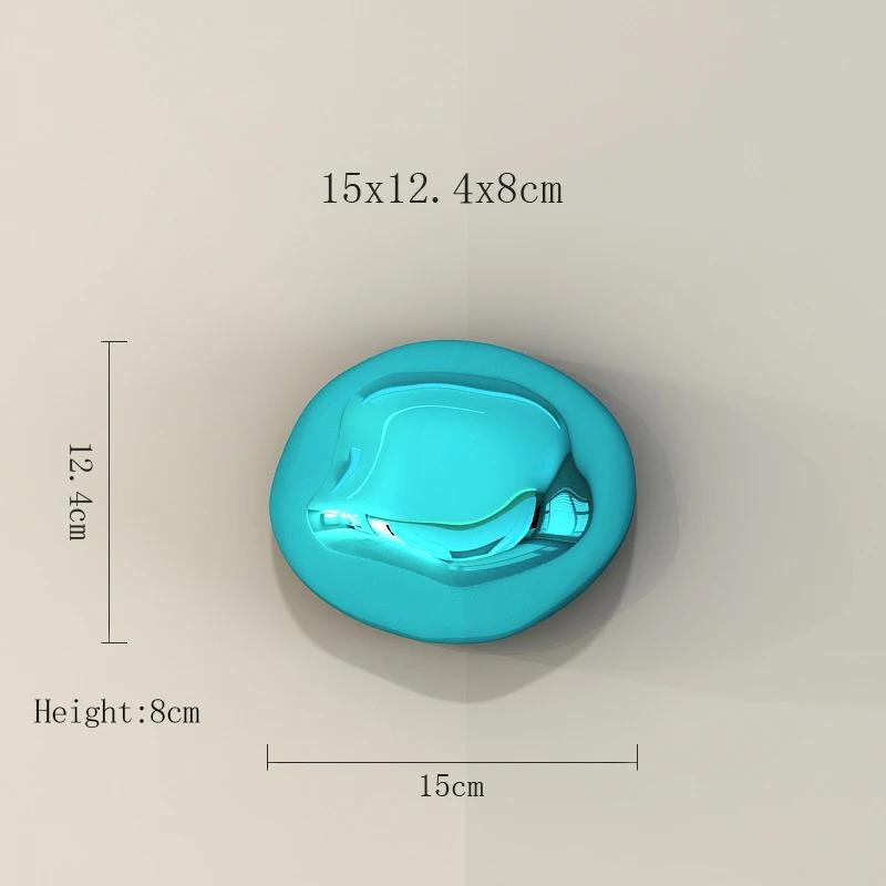 Living Room Wall Pendant Background Display Stereo Stone Wall Hanging Electroplating Simulation Stone Pendant Wall Decoration