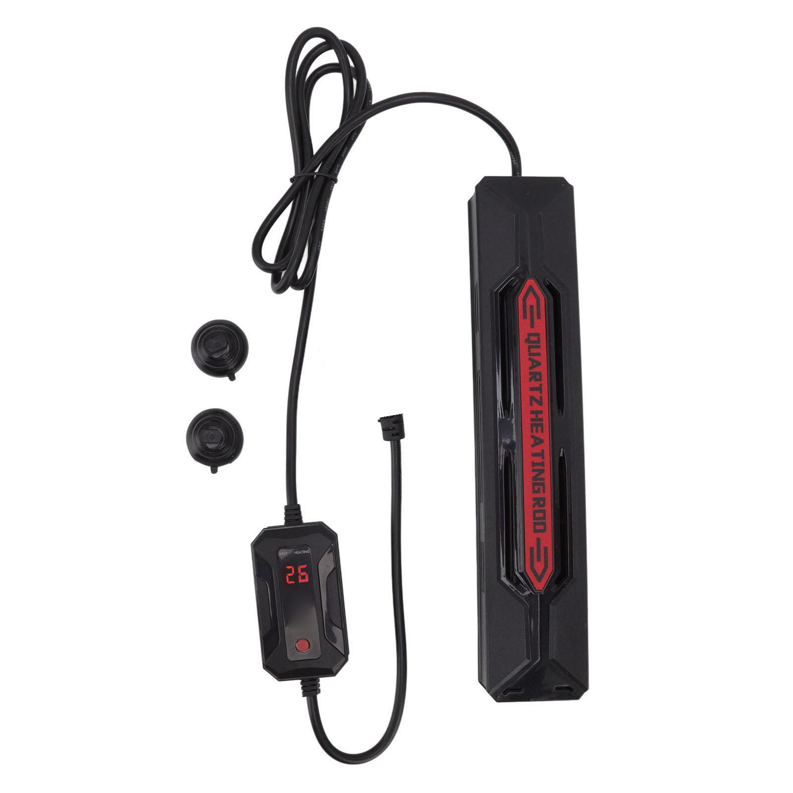 Aquarium Quartz Heating Rod Explosion Proof Aquarium Heater 800W Power Saving with LED Temperature Display for Glass Containers