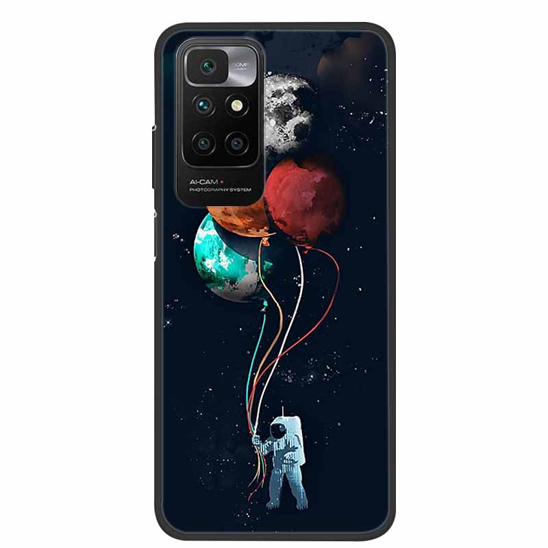 Für Xiaomi Redmi 10 Hülle Stoßfest Weiches Silikon TPU Rückabdeckung Für Xiaomi Redmi10 Handyhüllen Redmi 10 Prime 2022 Süße Cartoon