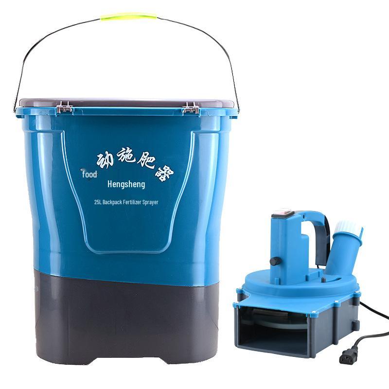 Lithium Battery Powered Multifunctional Backpack Fertilizer Spreader and Automatic Seeder