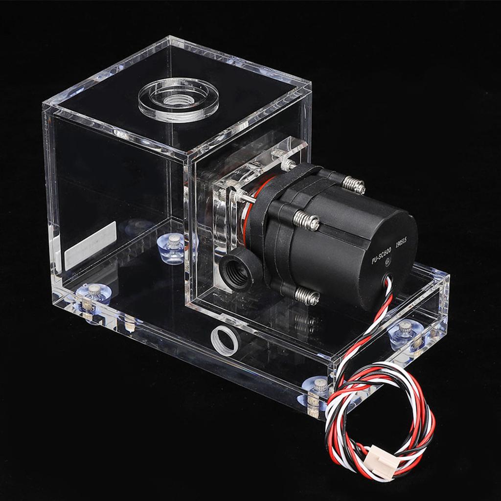 Full Transparent Integrated 600ML PC Cooled Acrylic Water Cooling 600LCelsiusH