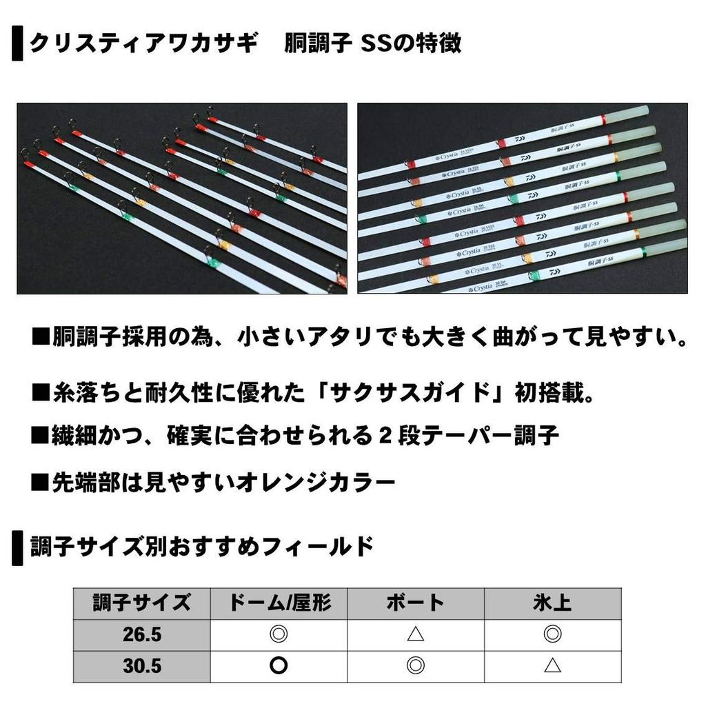 Daiwa Christy Wakasagi Body Style SS S Fishing Rod 26.5cm