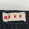 MARNI 20Stainless Steel Black Rayon Easy Pants Bottoms 42 blackUsed