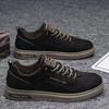 Elastic Lace-up Men's Shoes Casual Canvas Shoes All-match Small White Shoes Board Shoes Sneakers Korean Version Trend Shoes