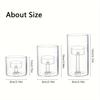 3 Pcs Glass Candle Holder, Home Decoration, Table Decoration, Fireplace Candle Holder
