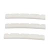 3Pcs Curved Bottom Bass Nut 4 String Slotted Bone Bass Nut Replacement for Fender