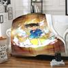 Cartoon Cartoon Detective Conan Printed Blanket, Fashionable Soft Warm Flannel Blanket, Bed Sofa Outdoor Travel Picnic Blanket