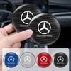 Car Sticker Carbon Fiber Car Water Cup Coaster Pad Non-slip Car Cup Bottle Mat For Mercedes Benz AMG W204 W205 W203 W211 W212 W2