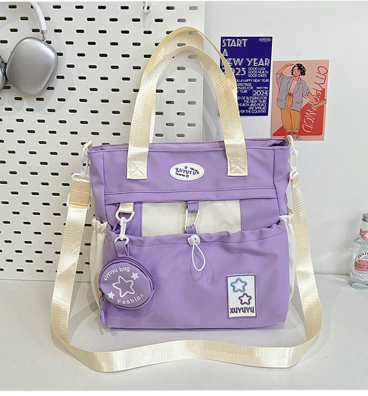 

Школьная сумка высокая ценность инс сумка-мессенджер Мори милые контрастные цвета новые ученики начальной школы косметичка легкий универсальный рюкзак