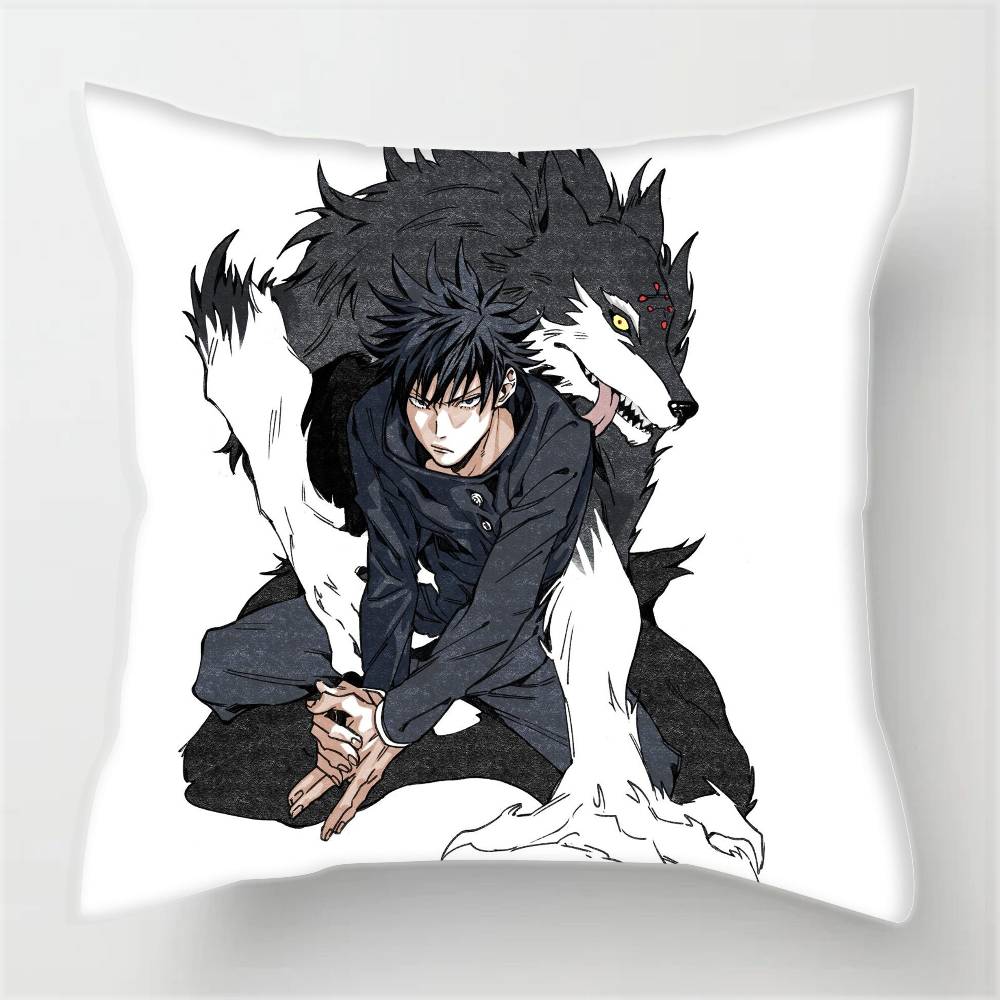 

Anime F-ushiguros cool Megumi Pillowcases cushion covers living room sofas home decor gifts 12x12Inch