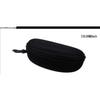 Kaiya Black Pressure-Resistant Dustproof Sunglasses Case with Large Zipper & Hook