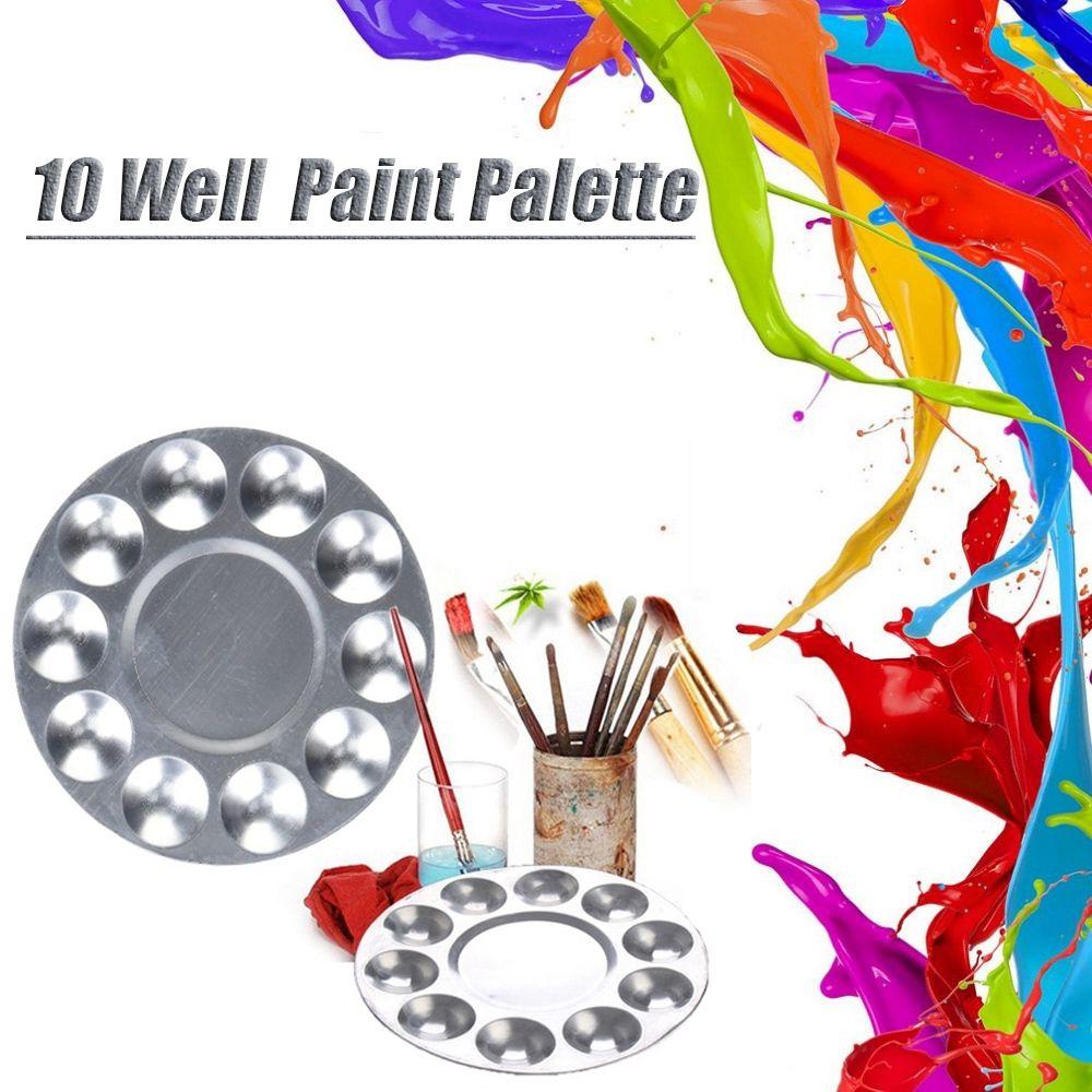 

Oil Art Craft Draw Mixing Tool Artist Paint Tray Palette Tray Painting Supplies срібний