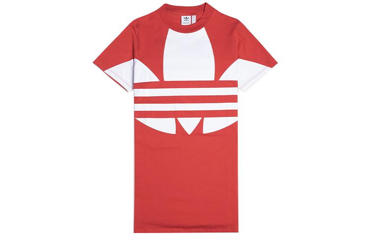 Adidas Originals Short Sleeved Dress Women s Red FR7173 36
