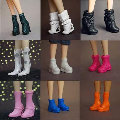 Original High Heels Shoes Quality Figure Doll Sandals Super Model Boots  Doll Accessories
