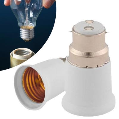 B22 auf E27 Lampenfassung Adapter 100-250V Wechselspannung Einfache Installation Universal Glühbirnenhalter Konverter Adapter
