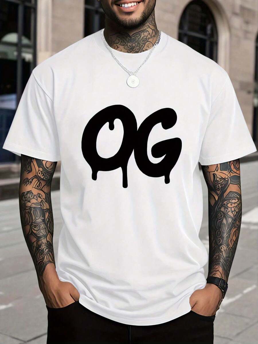 

OG Drip Font Graphic Unisex s T-Shirt, Short Sleeve Crew Neck Casual Top S
