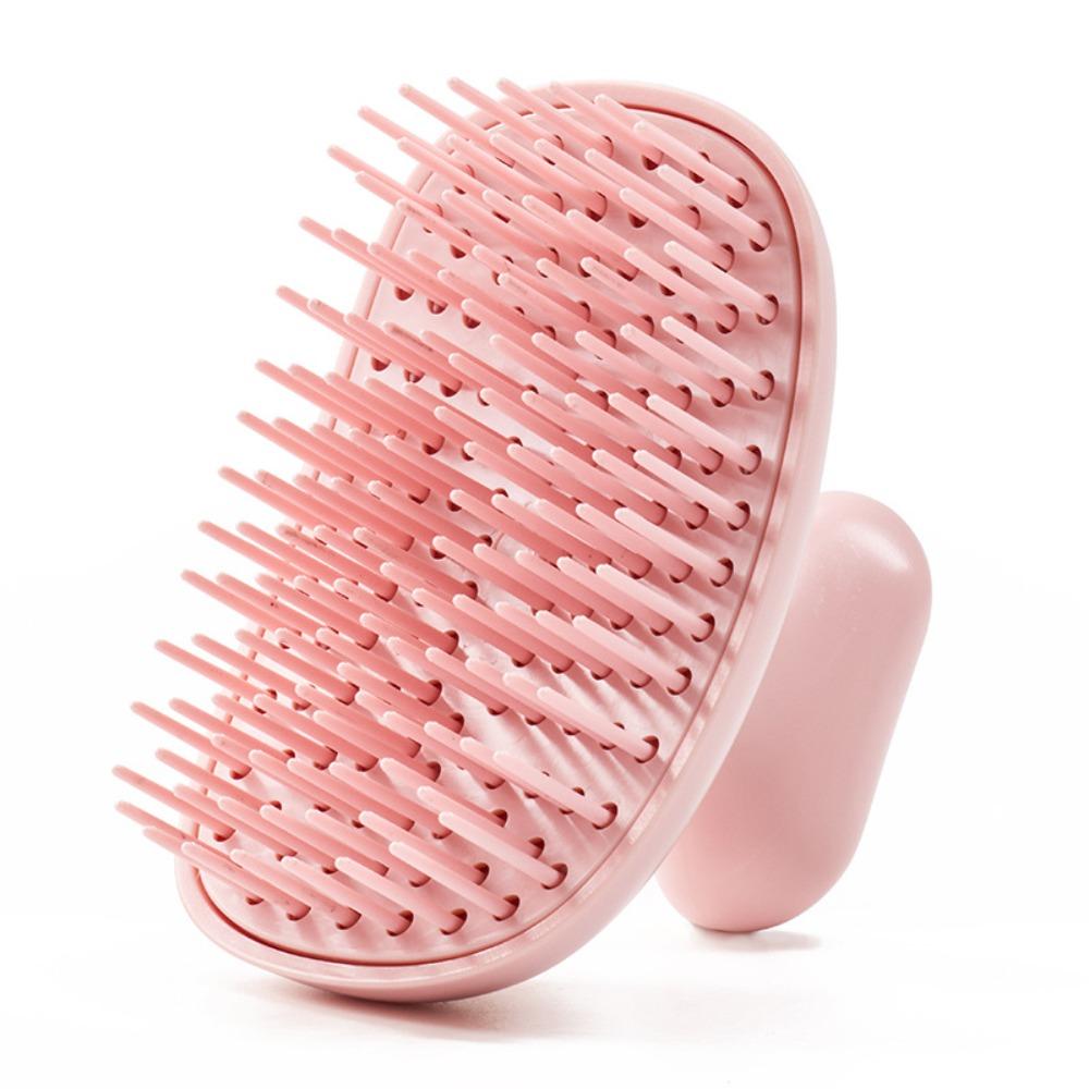 Soft Silicone Shampoo Brush Dandruff Removal Head Scalp Massager  Travel Use