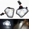 2 Adet Araba LED Yan Ayna Altı Aydınlatma Mercedes Benz W176 X156 W204 W212 W246 W117 W218 W219 W209 W221 C117 W242 için