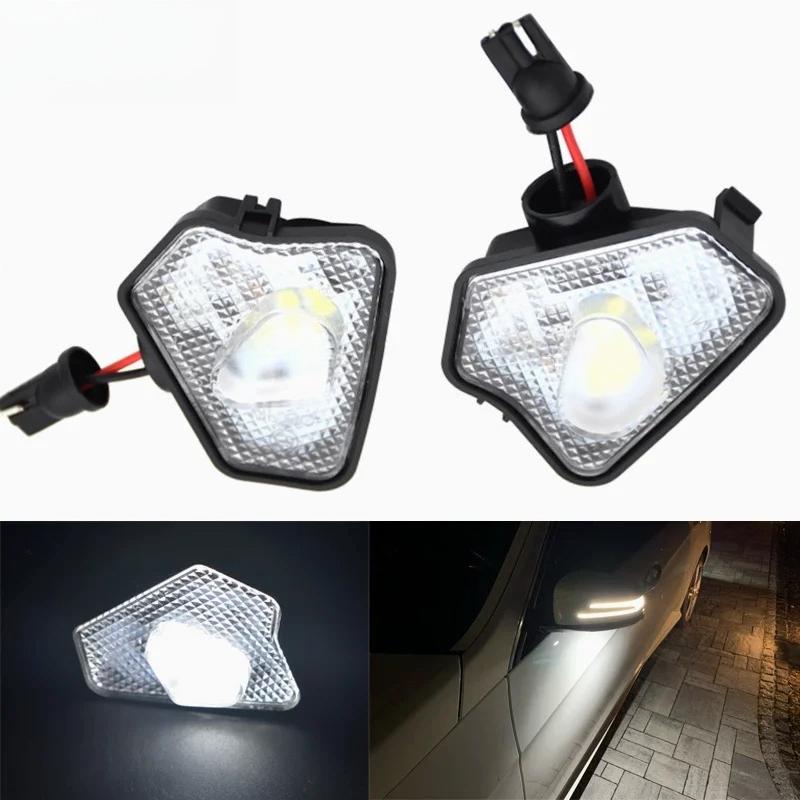 2 Adet Araba LED Yan Ayna Altı Aydınlatma Mercedes Benz W176 X156 W204 W212 W246 W117 W218 W219 W209 W221 C117 W242 için