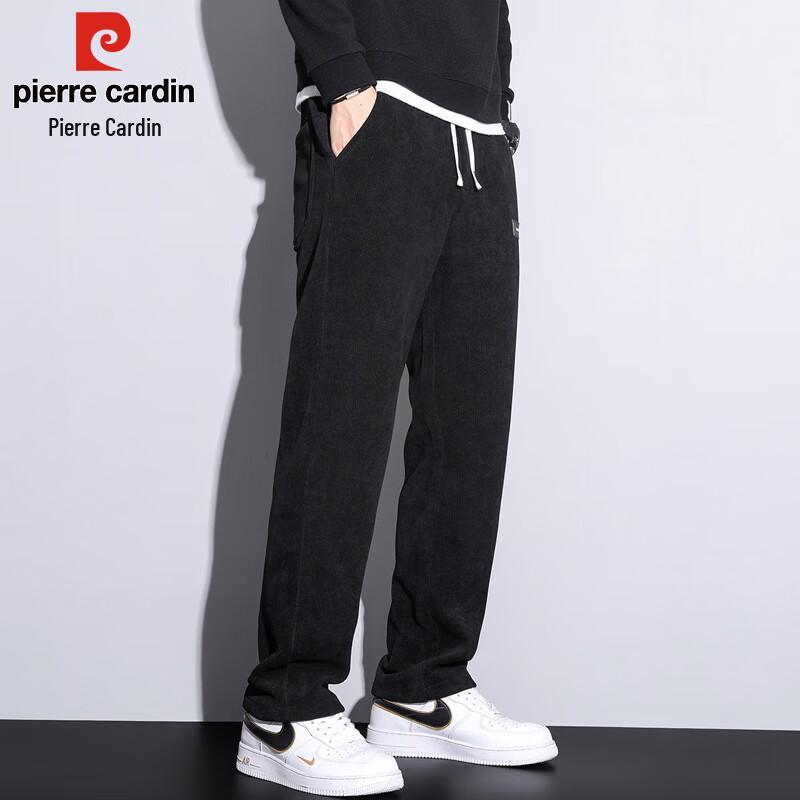 Pierre Cardin Men's Autumn Winter Corduroy Straight Pants