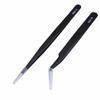 2pcs/lot Anti-static Precision Tweezers Set Stainless Steel ESD Tweezer Electronics Repair Tools Eyelash Nail Art Bird's Nest Tweezers