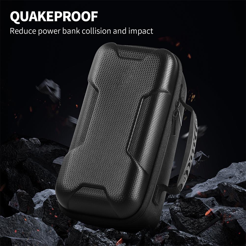 Travel Storage Holder EVA Protective Travel Case Carrying Bag for Anker SOLIX C200 DC Power Bank Station