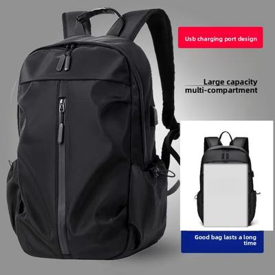 Mochila de Moda para Hombre de Color Sólido - Ligera y Duradera, Adecuada para Deportes, Viajes y Desplazamientos, con un Compartimento para Portátil