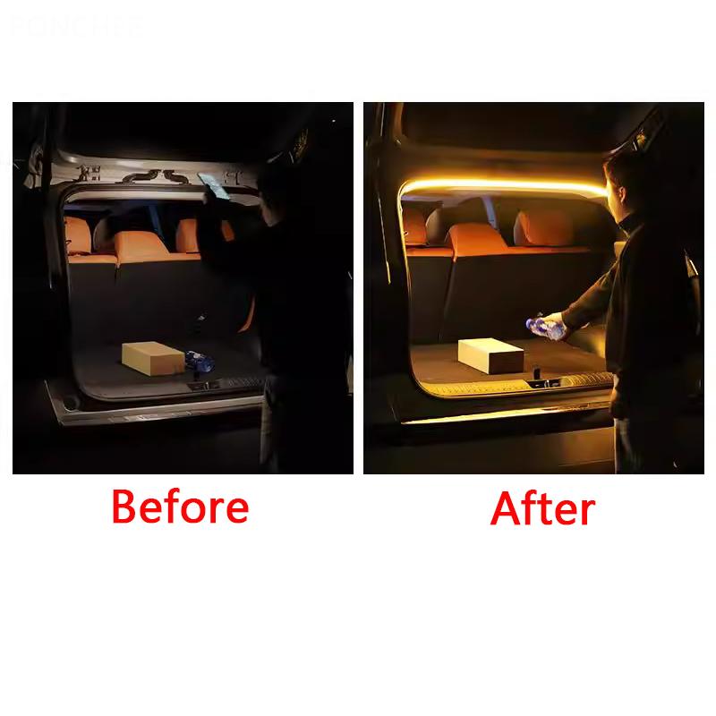 For GAC AION V 2025-2026 Trunk Lighting Lamp LED Trunk Interior Lighting Automobile Modification Supplies Waterproof